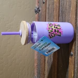 NEW 16oz Glass Reusable Tumbler